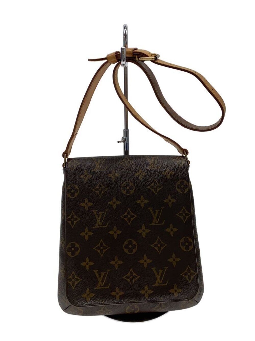 LOUIS VUITTON Musette Salsa Monogram Canvas Short Shoulder Bag Brown
